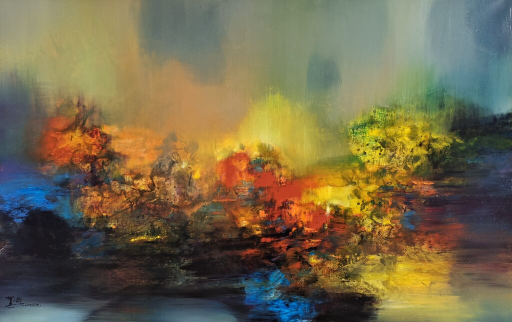 Deconstructive Expression of the Scraper Technique: A Study on the Fusion of Oil Painting Materiality and Oriental Freehand Expression