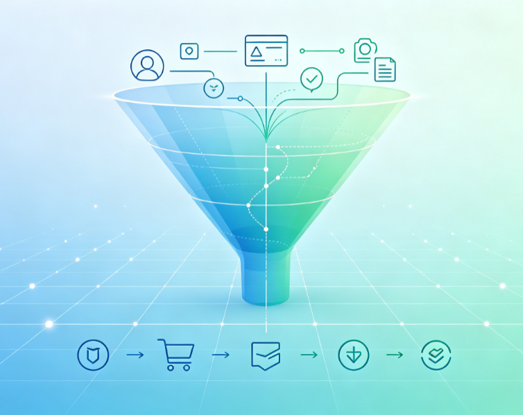 De-duplicated User-item Metrics for E-commerce Conversion Funnel Diagnosis: Method, Validation, and Operational Audit Cues