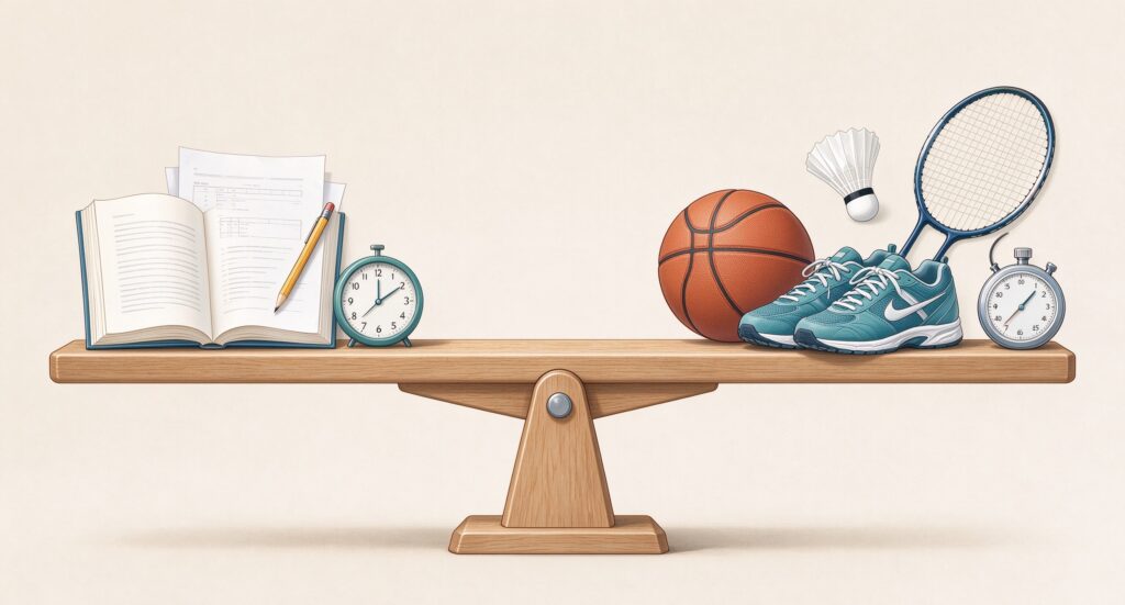 A Study on the Impacts of High‑school Students’ Sports Participation on Their Academic Performance and Time Allocation