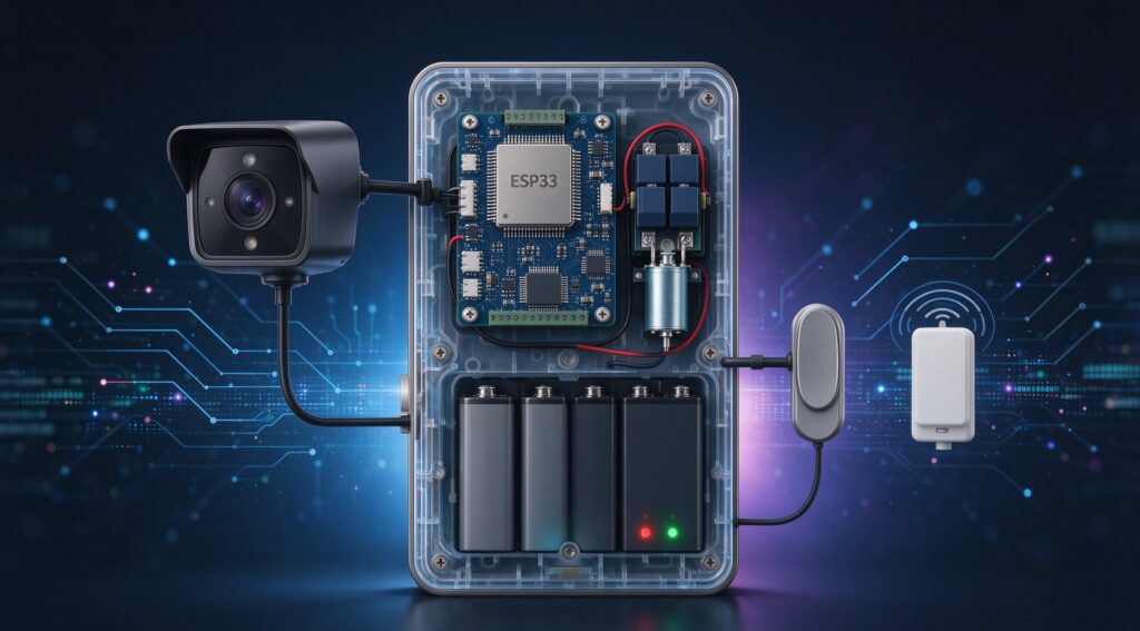 Design of an ESP32-based Intelligent Door Lock Control System